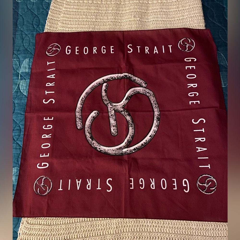 George Straight concert bandanna